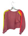Aviator Nation Size M Pink & Yellow Cotton Long Sleeve Lightning Bolt Sweatshirt Pink & Yellow / M