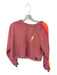 Aviator Nation Size M Pink & Yellow Cotton Long Sleeve Lightning Bolt Sweatshirt Pink & Yellow / M
