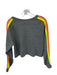 Aviator Nation Size S Gray & multi Cotton Long Sleeve Stripe Sleeve Sweatshirt Gray & multi / S