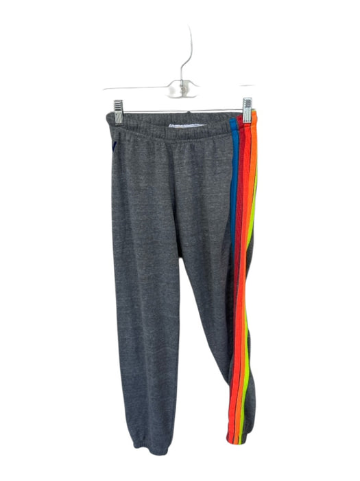 Aviator Nation Size XS Gray & multi Cotton Elastic Waist Side Stripe Pants Gray & multi / XS