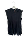 Free People Size S Black Cotton Cap Sleeve Lace Detail Slip Incl Dress Black / S