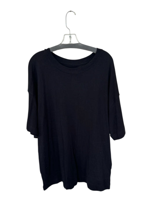 FP Beach Size XS Black Cotton Short Sleeve T-Shirt Dress Dress Black / XS