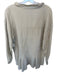 Free-est Size S Khaki Cotton Long Sleeve Buttons Pleat Detail Dress Khaki / S