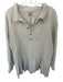Free-est Size S Khaki Cotton Long Sleeve Buttons Pleat Detail Dress Khaki / S
