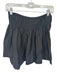 Sofia Size One Size Black Cotton Smocked Mini Skirt Black / One Size