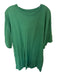 FP Beach Size XS Dark Green Cotton Short Sleeve T-Shirt Dress Dress Dark Green / XS