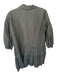 Free-est Size XS Black Cotton Long Balloon Sleeve Button Down Babydoll Dress Black / XS