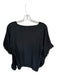 Marie Oliver Size XS Black Batwing Sleeves Fringe V Neck Top Black / XS