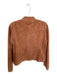 New Frontier Size S Terracotta Suede Long Sleeve Full ZIp silver hardware Jacket Terracotta / S