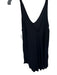FP Beach Size S Black Polyester Blend Sleeveless Ribbed Dress Black / S