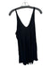 FP Beach Size S Black Polyester Blend Sleeveless Ribbed Dress Black / S