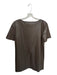 Z Supply Size M Brown Vegan Leather Short Sleeve Boat Neck Shift Dress Brown / M