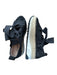 Free People Shoe Size 38 Black & Tan Suede & Canvas Platform Bow Sneakers Black & Tan / 38