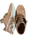 Esse Ut Esse Shoe Size 37 Rose Gold Leather Metallic Fringe Athletic Sneakers Rose Gold / 37