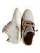 Esse Ut Esse Shoe Size 37 Mushroom Leather Snake Skin Detail Fringe Sneakers Mushroom / 37