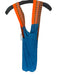 Pitusa Size M/L Blue & Orange burnout Embroidered short Coverup Dress Blue & Orange / M/L