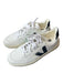 Veja Shoe Size 6 White & Black Leather Perforated Athletic Sneakers White & Black / 6