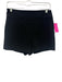Alice + Olivia Size S Black Polyester Back Zip Pockets Shorts Black / S