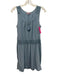 Calypso St. Barth Size S Light Blue Silk Sleeveless Smocked Waist Mini Dress Light Blue / S