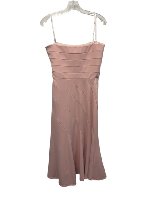 Tadashi Shoji Size M Light Pink Polyester & Spandex Strapless Side Zip Gown Light Pink / M