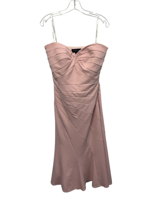 Tadashi Shoji Size M Light Pink Polyester & Spandex Strapless Side Zip Gown Light Pink / M
