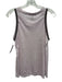 Maje Size 3/L Pink & Gunmetal Linen Sleeveless Beaded Scoop Neck Heathered Top Pink & Gunmetal / 3/L