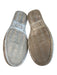 Valentino Shoe Size 8 Metallic Leather Round Toe Logo on Sides Sneaker Shoes Metallic / 8