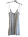 Alice + Olivia Size 4 White Polyester Spaghetti Strap Back Zip Cut Out Dress White / 4