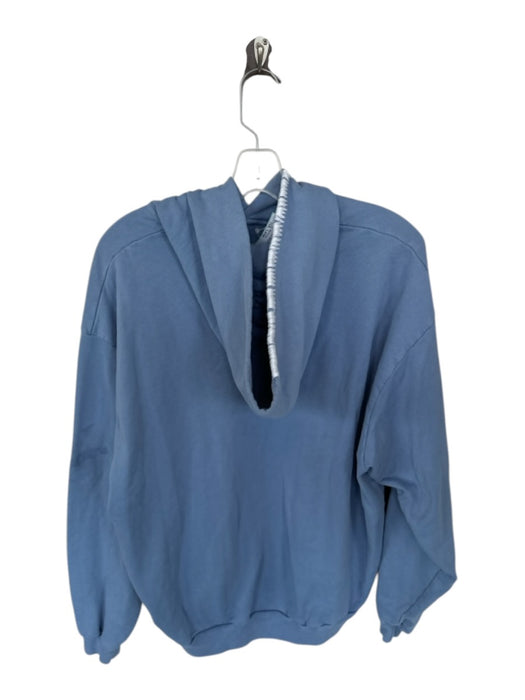 Madhappy Size Large Blue Cotton Long Sleeve Stich Detail Athletic Hoodie Blue / Large