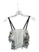 Anthropologie Size XS black and white Cotton Blend ruffles Net Top black and white / XS
