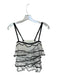 Anthropologie Size XS black and white Cotton Blend ruffles Net Top black and white / XS