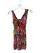 House of Harlow 1960 Size XS Multi Linen Blend Parrot Fruit & Abstract Dress Multi / XS
