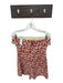 Corey lynn calter Size Small Red Cotton Cherry Print Fold Over Strapless Romper Red / Small