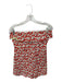 Corey lynn calter Size Small Red Cotton Cherry Print Fold Over Strapless Romper Red / Small