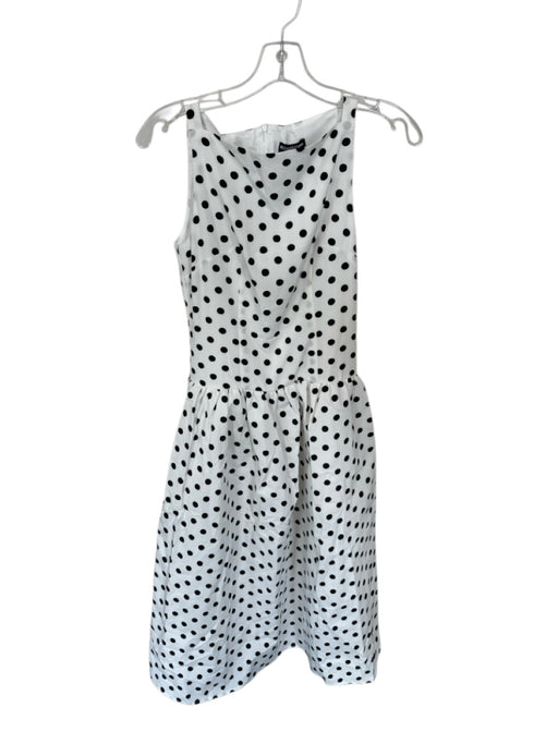 Pretty Little Thing Size 4 black and white Polyester Blend Polka Dots Tulle Gown black and white / 4