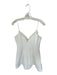 Sachin & Babi Size Small White Spaghetti Strap Back Zip V Neck Dress White / Small