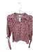 Entro Size Small pink floral Cotton Long Sleeve Collar Button Down Top pink floral / Small