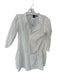 Gap Size XSP White Cotton Long Balloon Sleeve Eyelet Drop Waist Dress White / XSP