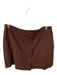Gap Size XS Brown Linen & Rayon Side Zip Buttons Mini Skort Brown / XS