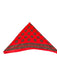 Christian Dior Red & Black Silk Roses Lines scarf Red & Black / M