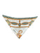 G. Meacci Green & Brown Silk Saddle Print scarf Green & Brown / M