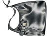 Salvatore Ferragamo Black & Silver Leather Shoulder Strap Side Buckle Bag Black & Silver / M