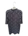 Gretchen Scott Size S Black & Taupe Polyester Blend Long Sleeve Abstract Dress Black & Taupe / S