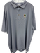 Peter Millar Size XXL Blue & White Synthetic Striped Polo Men's Short Sleeve Blue & White / XXL