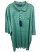 Polo Golf NWT Size XXL Green & Blue Cotton Striped Polo Men's Short Sleeve Green & Blue / XXL