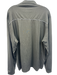 Johnnie O Size XXL Gray Synthetic Heathered Quarter Zip Men's Long Sleeve Shirt Gray / XXL