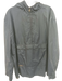 Ferragamo Size 54 Navy Synthetic Solid Quarter Zip Windbreaker Men's Jacket Navy / 54