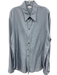 Armani Size XXL Gray Cotton Blend Abstract Button Up Men's Long Sleeve Shirt Gray / XXL