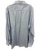 Armani Size 18 Blue & White Cotton Striped Button Up Men's Long Sleeve Shirt Blue & White / 18