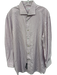 Kiton Size 18 Pink & White Cotton Plaid Button Up Men's Long Sleeve Shirt Pink & White / 18
